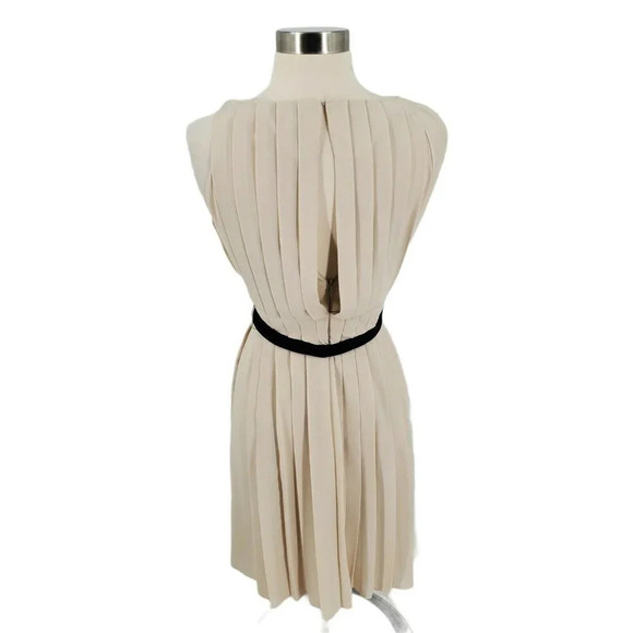 L’AGENCE Pleated Crepe Sleeveless Dress sz 2 - Picture 4 of 11